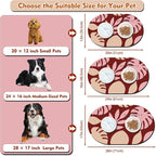 Cat Food Mat 24''x16'', Absorbent Cat Mats - Image 4