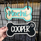 Personalized Dog Crate Sign Custom Dog Kennel Accessories Name Plate Doghouse - Image 4