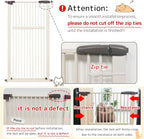 Lumizone Extra Tall Pet Gate 55.12" High Pressure Mounted 30.12"-34.05" Extra - Image 9