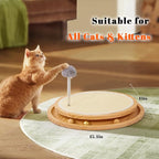 Cat Scratcher, Cat Natural Sisal Scratching Pad, Kitten Interactive Toy - Image 6