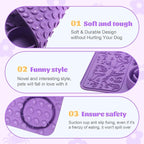 Silicone Lick Mat for Dogs & Cats – Slow Feeder Dog Bowl, Non-Slip Licking Mat - Image 4