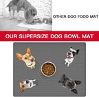 39.4"x29.5" Largest Pet Food Mat, Silicone Dog Mats - Image 7