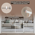 WAOWAO 71.65-85.03" Baby Gate Extra Wide Pressure Mounted Walk Through Swing - Image 5