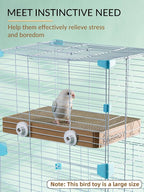 7.3 Inch Paper Bird Toys, Bird Platform, Parrot Toy, Help Birds Clean Beak - Image 3
