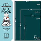Dog Food Mat - 28x18 Raised Edges Dogs Mat - Image 2