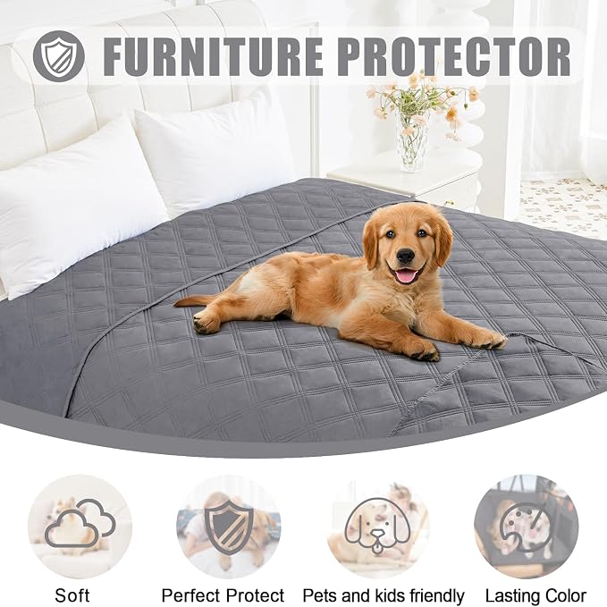 Smiry Waterproof Dog Bed Cover Blanket 40x50, Soft Reversible Pet Blanket - Image 8