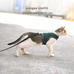 Kitty Harness and Leash for Walking Escape Proof Breathable Mesh Fabric - Image 7