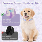Elegant Butterfly Dog Collar, Gradient Purple Blue Dog Collars - Image 4