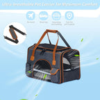 Pesen 20x12x11 Inches Cat Carrier– Fits Pets Up to 28 lbs, Anti-Collapse Design - Image 3