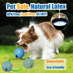 Squeaky Dog Toys for Medium Dogs, Soft Latex Squeaky Dog Balls, Smile Dog Toys - Image 3