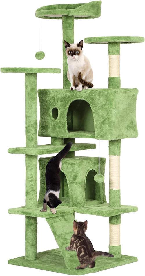 54in Cat Tree Cat Climbing Tower by Home