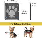 PETLESO Dog Door for Screen Door, Cat Door Screen Small Dog Door Insert for - Image 5