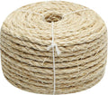 Natural Sisal Rope 1/4 Inch 32-Feet by Juomid