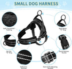 SlowTon No Pull Small Dog Harness and Leash Set, Puppy Soft Vest Harness Neck & - Image 6