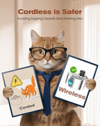 Cat Water Fountain Battery Powered: Cordless Cat Fountain Wireless - Image 2