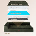 EHEYCIGA Memory Foam Dog Bed Large Size Dogs, Orthopedic Dog Bed Large - Image 5