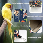 ShuRung Parrot Cockatiel Warm House Bird Nest Bed Winter Hanging Hammock Birds - Image 4