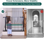 BABELIO Baby Gate for Doorways and Stairs, 31-36" Pet Gate - Image 3