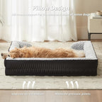 Orthopedic Dog Bed for Extra Large Dogs, Egg Crate Foam Bed for Extra Large Dogs - Image 3