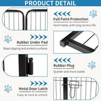 NEWBULIG Dog Playpen 16 Panels 24" Height Foldable Heavy Duty Metal Dog - Image 4