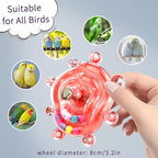 Parakeet Toys, Small Parrot Rotating Interactive Training Toy, Parakeet Cage - Image 5