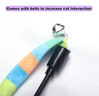 Cat Wand Toys Interactive Kitten Toys Cat Teaser Wand String Feather - Image 2