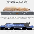 MIHIKK Waterproof Dog Bed Medium Size Dog Orthopedic Dog Beds - Image 2
