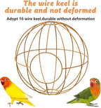 BNOSDM Rattan Bird Nest Parrot Nesting House Parakeet Nesting Soft Lovebird - Image 3
