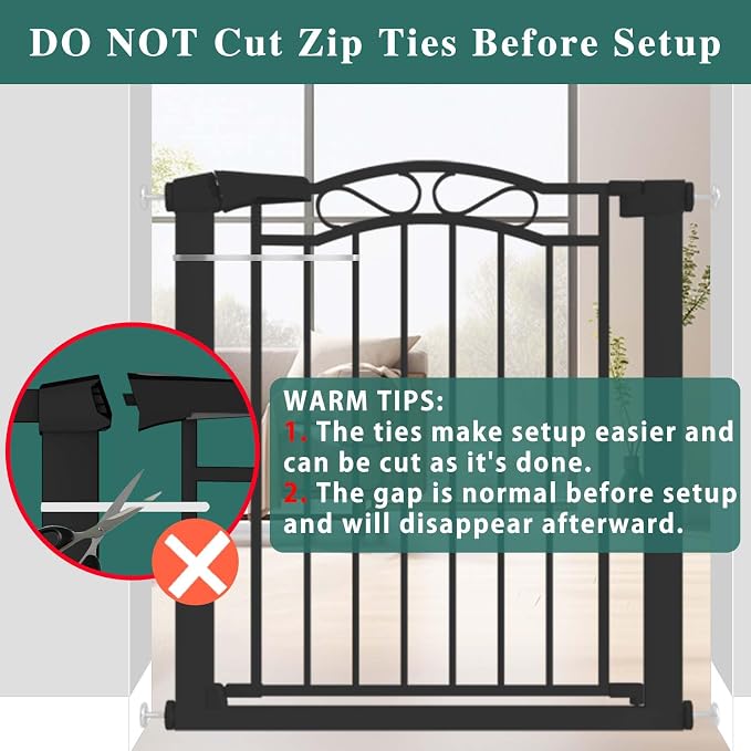 Fairy Baby 51.6"-54.3" Extra Wide Baby Gate - Image 9