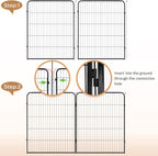 BestPet | Dog Playpen Extender | 40 Inch, 4 Panels | Heavy Duty Metal Pet - Image 2