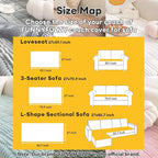 FUNNY FUZZY Pet Couch Covers for Sofa, Washable Dog Couch Cover Protector for - Image 7