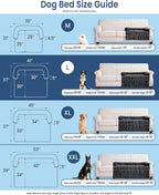 Calming Large Dog Bed for Couch, 41 x 37 inch Removable Couch Cover for Dogs - Image 5