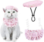 HOWWFALY 2PCS Cat Beret Hat by HOWWFALY