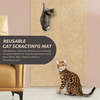 78.7"X15.8" Cat Scratching Mat, Self-Adhesive Cat Scratch Carpet, DIY Cats - Image 5