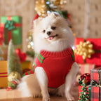 Dog Christmas Sweater Cute Snowman Puppy Cat Costume Boy Girls Xmas Holiday Pet - Image 7