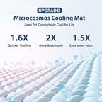 MICROCOSMOS Summer Cooling Mat & Sleeping Pad- Water Absorption Top, EZ Clean - Image 3