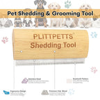 Dog Brush for Shedding, Deshedding Grooming Tool for Dogs, Cats & Horses - Image 4