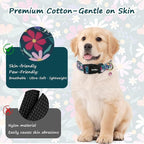 Dog Collar for Small Dogs, Spring Dark Green Dog Collars - Image 3