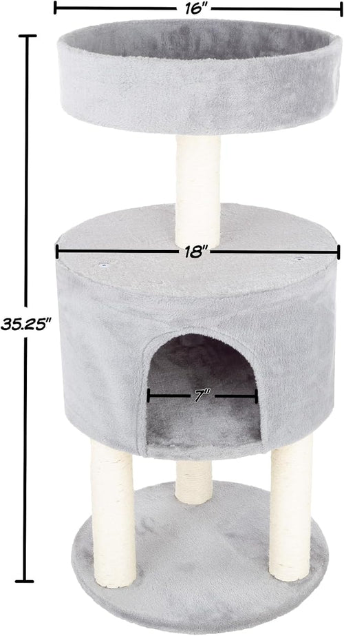 4-Tier Round Cat Tower - Image 2