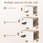 EHEYCIGA Cardboard Cat Scratcher House, 17-Inch Corrugated Cat Scratcher - Image 6
