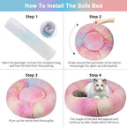 Cat Beds for Indoor Cats, 24 Inch Dog Bed for Small Melium Large Dogs, - Image 6