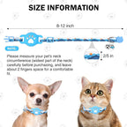 Airtag Cat Collar Breakaway, Cute GPS Cat Tracker Collars - Image 3