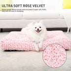KSIIA Washable Dog Bed Deluxe Plush Dog Crate Beds Comfy Kennel Pad Anti-Slip - Image 2
