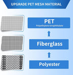 Upgraded PET Mesh Magnetic Screen Door Stronger Than Fiberglass and Polyester - Image 3