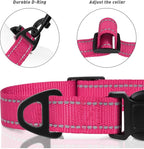 TagME Small Dog Collars, Adjustable Reflective Nylon Pet Collar - Image 3