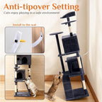 DUMOS 70-inch Indoor Cat Tree Tower –Multi-Level Pet House - Image 5