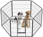BestPet | Dog Playpen | 32 Inch, 6 Panels | Heavy Duty Metal Pet Exercise Pen | by BestPet