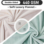 LOOBANI Waterproof Blanket for Bed: Reversible Soft Flannel King Size Bed - Image 6