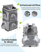 Double-Compartment Pet Carrier Backpack - Image 3