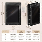 XL Dog Door for Door, Never Rust Plastic Extra Large Doggy Door for Interior - Image 7